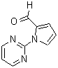 structure of CAS# 383136-27-4, 1-(2-Pyrimidinyl)-1H-Pyrrole-2-Carbaldehyde;1-(2-pyrimidinyl)-1H-pyrrole-2-carbaldehyde;1H-pyrrole-2-carboxaldehyde, 1-(2-pyrimidinyl);1H-PYRROLE-2-CARBOXALDEHYDE,1-(2-PYRIMIDINYL)-