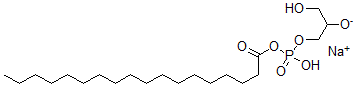 CAS#: 38333-78-7， Sodium 1-Hydroxy-3-(Hydroxy-Octadecanoyloxyphosphoryl)Oxypropan-2-Olate