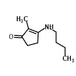 CAS 登录号：383388-91-8， 3-(丁基氨基)-2-甲基-2-环戊烯-1-酮