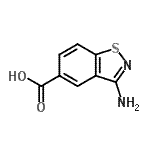 CAS#: 383404-66-8， 3-Amino-1,2-Benzothiazole-5-Carboxylic Acid