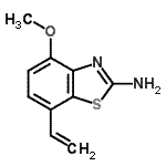 CAS#: 383867-10-5， 4-Methoxy-7-Vinyl-1,3-Benzothiazol-2-Amine