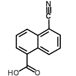 CAS#: 3839-20-1， 5-Cyano-1-Naphthoic Acid