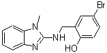 CAS#: 383902-28-1， 4-Bromo-2-{[(1-Methyl-1H-Benzimidazol-2-Yl)Amino]Methyl}Phenol