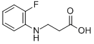 structure of CAS# 38470-19-8, N-(2-Fluorophenyl)-3-Aminopropionic Acid;N-(2-Fluorophenyl)-3-Aminopropionic Acid 97%;3-[(2-Fluorophenyl)Amino]Propanoic Acid 97%;N-(2-Fluorophenyl)-3-Aminopropionicacid97%
