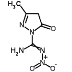 CAS#: 384811-89-6， 3-Methyl-N'-Nitro-5-Oxo-4,5-Dihydro-1H-Pyrazole-1-Carboximidamide