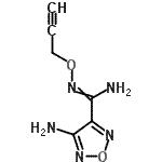 CAS#: 384860-42-8， 4-Amino-N'-(2-Propyn-1-Yloxy)-1,2,5-Oxadiazole-3-Carboximidamide