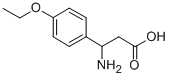 结构式 CAS# 38499-22-8, 3-氨基-3-(4-乙氧基苯基)丙酸