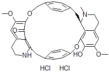 CAS#: 38566-54-0， (R)-2,8,13,13a,14,15,16,25-Octahydro-18,30-Dimethoxy-14-Methyl-4,6:9,12:21,24-Trietheno-3H-Pyrido(3',2':14,15)(1,11)Dioxacycloeicosino(2,3,4- ij)Isoquinoline-5,19-Diol