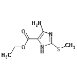 CAS#: 385796-04-3， Ethyl 4-Amino-2-(Methylsulfanyl)-1H-Imidazole-5-Carboxylate