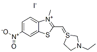 CAS#: 38586-42-4， 2-[(Z)-(3-Ethyl-1,3-Thiazolidin-2-Ylidene)Methyl]-3-Methyl-6-Nitro-2H-1,3-Benzothiazol-1-Ium Iodide