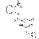 CAS#: 38605-58-2， 2-Nitrophenyl N<Sup>2</Sup>-{[(2-Methyl-2-Propanyl)Oxy]Carbonyl}Asparaginate