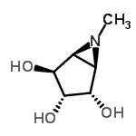 CAS#: 386235-78-5， (1R,2S,3S,4S,5S)-6-Methyl-6-Azabicyclo[3.1.0]Hexane-2,3,4-Triol