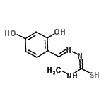 CAS#: 386254-60-0， (2E)-2-(2,4-Dihydroxybenzylidene)-N-Methylhydrazinecarbothioamide