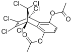 CAS#: 38658-82-1， 6-(Acetyloxy)-1,8,9,10,11,11-Hexachlorotricyclo[6.2.1.0(2,7)]Undeca-2,4,6,9-Tetraen-3-Yl Acetate