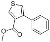 structure of CAS# 38695-71-5, Methyl 4-Phenylthiophene-3-Carboxylate;Methyl 4-Phenylthiophene-3-Carboxylate 97%;METHYL 4-PHENYLTHIOPHENE-3-CARBOXYLATE
