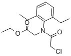 structure of CAS# 38727-55-8, Diethatyl Ethyl;2-[(2-Chloro-1-Oxoethyl)-(2,6-Diethylphenyl)Amino]Acetic Acid Ethyl Ester;2-[(2-Chloroacetyl)-(2,6-Diethylphenyl)Amino]Acetic Acid Ethyl Ester;Ethyl 2-[2-Chloroethanoyl-(2,6-Diethylphenyl)Amino]Ethanoate