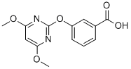 structure of CAS# 387350-58-5, 3-[(4,6-Dimethoxy-2-Pyrimidinyl)Oxy]-Benzoic Acid;3-FORMYL-1H-INDOLE-6-CARBOXYLIC ACID METHYL ESTER;INDOLE-3-ALDEHYDE-6-CARBOXYLIC ACID METHYL ESTER;METHYL 3-FORMYL-1H-INDOLE-6-CARBOXYLATE