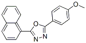 CAS 登录号：38736-16-2， 2-(4-甲氧基苯基)-5-萘-1-基-1,3,4-恶二唑