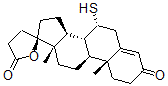 CAS#: 38753-76-3， (7R,8R,9S,10R,13S,14S,17R)-10,13-Dimethyl-7-Sulfanylspiro[2,6,7,8,9,11,12,14,15,16-Decahydro-1H-Cyclopenta[a]Phenanthrene-17,5'-Oxolane]-2',3-Dione
