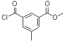 CAS 登录号：388072-64-8， 3-(氯甲酰基)-5-甲基苯甲酸甲酯