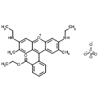 CAS#: 38875-96-6， Ethyl 2-[3,6-Bis(Ethylamino)-2,7-Dimethyl-Xanthen-10-Ium-9-Yl]Benzoate Phosphate