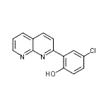 CAS#: 389117-46-8， 4-Chloro-2-(1,8-Naphthyridin-2-Yl)Phenol