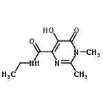 CAS#: 389130-73-8， N-Ethyl-5-Hydroxy-1,2-Dimethyl-6-Oxo-1,6-Dihydro-4-Pyrimidinecarboxamide