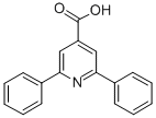 结构式 CAS# 38947-57-8, 2,6-二苯基异烟酸