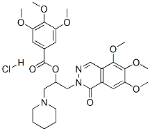 CAS#: 38952-85-1， [1-Piperidin-1-Yl-3-(5,6,7-Trimethoxy-1-Oxophthalazin-2-Yl)Propan-2-Yl] 3,4,5-Trimethoxybenzoate Hydrochloride