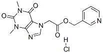 CAS#: 38953-18-3， Pyridin-3-Ylmethyl 2-(1,3-Dimethyl-2,6-Dioxopurin-7-Yl)Acetate Hydrochloride