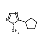 CAS#: 389606-94-4， 5-Cyclopentyl-1-Methyl-1H-1,2,4-Triazole