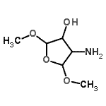 CAS#: 38961-59-0， 4-Amino-2,5-Dimethoxytetrahydro-3-Furanol