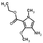 CAS#: 389615-05-8， Ethyl 4-Amino-3-Methoxy-1-Methyl-1H-Pyrrole-2-Carboxylate