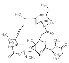 CAS#: 38997-09-0， N(2')-Deacetyl-N(2')-(1-Oxopropyl)Maytansine