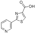 structure of CAS# 39067-29-3, 2-(3-Pyridyl)-1,3-Thiazole-4-Carboxylic Acid;2-(Pyridin-3-Yl)-1,3-Thiazole-4-Carboxylic Acid;2-(3-Pyridyl)Thiazole-4-Carboxylic Acid, 97%;2-(3-PYRIDYL)-1,3-THIAZOLE-4-CARBOXYLIC ACID