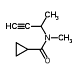 CAS#: 39080-03-0， N-(3-Butyn-2-Yl)-N-Methylcyclopropanecarboxamide