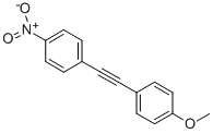 CAS 登录号：39082-40-1， 1-(4-甲氧基苯基)-2-(4-硝基苯基)-乙炔