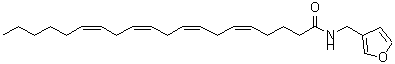 CAS#: 390824-20-1， (5Z,8Z,11Z,14Z)-N-(3-Furanylmethyl)-5,8,11,14-Eicosatetraenamide