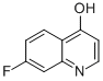 结构式 CAS# 391-83-3, 7-氟-4-羟基喹啉