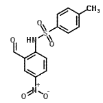 CAS 登录号:39119-35-2, N-(2-甲酰基-4-硝基苯基)-4-甲基苯磺酰胺