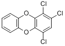 结构式 CAS# 39227-58-2, 1,2,4-三氯二苯并对二恶英