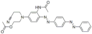 CAS#: 39230-20-1， N-[5-[[2-(Acetyloxy)Ethyl](2-Cyanoethyl)Amino]-2-[[4-(Phenylazo)Phenyl]Azo]Phenyl]-Acetamide