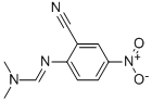 structure of CAS# 39263-34-8, N'-(2-Cyano-4-Nitrophenyl)-N,N-Dimethyliminoformamide