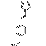 CAS#: 393523-46-1， (E)-1-(4-Ethylphenyl)-N-(4H-1,2,4-Triazol-4-Yl)Methanimine
