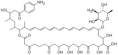 CAS#: 39372-30-0， (23E,25E,27E,29E,31E,33E,35E)-22-(4-Amino-3,5-Dihydroxy-6-Methyloxan-2-Yl)Oxy-38-[7-(4-Aminophenyl)-5-Hydroxy-4-Methyl-7-Oxoheptan-2-Yl]-10,12,14,18,20-Pentahydroxy-37-Methyl-2,4,8,16-Tetraoxo-1-Oxacyclooctatriaconta-23,25,27,29,31,33,35-Heptaene-19-Carboxylic Acid