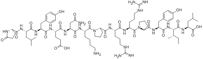 结构式 CAS# 39379-15-2, 神经降压素