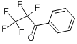 structure of CAS# 394-52-5, Pentafluoroethyl Phenyl Ketone;2,2,3,3,3-Pentafluoro-1-Phenyl-Propan-1-One;Zinc01675553;Nsc42761
