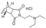 CAS 登录号:39488-05-6, 3a,4,7,7a-四氢-2-(2-(二乙基氨基)乙基)-4,7-甲桥-1H-异吲哚-1,3(2H)-二酮单盐酸盐