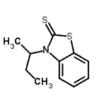 CAS#: 39543-15-2， 3-Sec-Butyl-1,3-Benzothiazole-2(3H)-Thione