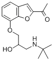 CAS#: 39543-80-1， 1-[7-[3-(Tert-Butylamino)-2-Hydroxypropoxy]-1-Benzofuran-2-Yl]Ethanone